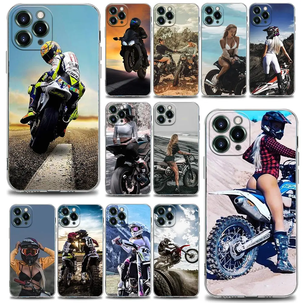 Clear Phone Case for iPhone 13 12 11 SE 2022 X XR XS 8 7 6 6S Pro Max Plus Mini Soft Silicone Case Sexy Girl Motocross
Clear Phone Case for iPhone 13 12 11 SE 2022 X XR XS 8 7 6 6S Pro Max Plus Mini Soft Silicone Case Sexy Girl Motocross