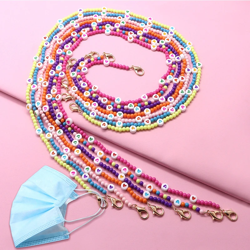 Acrylic Glasses Chain Fashion New Beaded Face Mask Lanyards Charm Reading Sunglasses Cord Neck Strap Necklace Eyeglass Chain
Acrylic Glasses Chain Fashion New Beaded Face Mask Lanyards Charm Reading Sunglasses Cord Neck Strap Necklace Eyeglass Chain