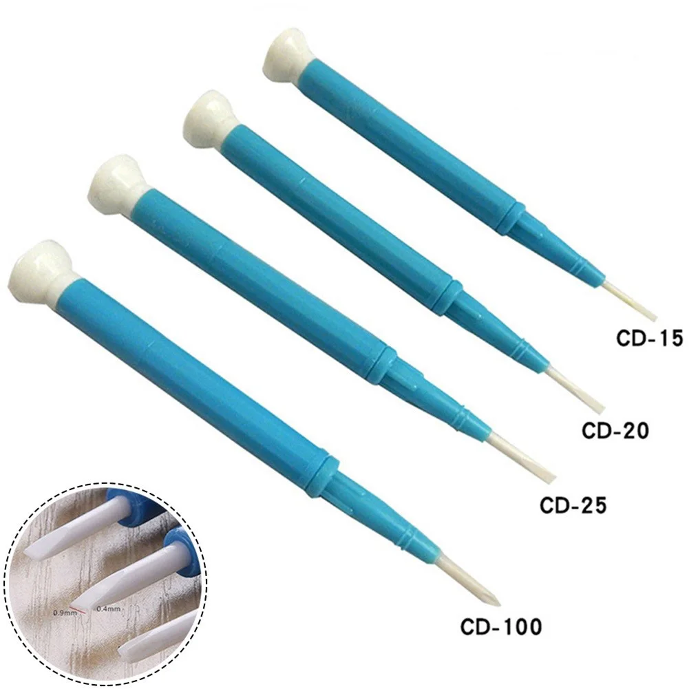 Ceramic Screwdriver Antistatic Nti-static Non-conductive Non Magnetic Slotted Screws Driver CD-15/20/25/100 Repair Hand Tools
Ceramic Screwdriver Antistatic Nti-static Non-conductive Non Magnetic Slotted Screws Driver CD-15/20/25/100 Repair Hand Tools