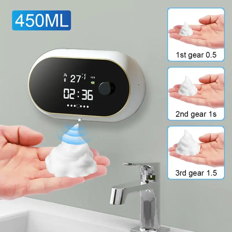 Xiaomi Soap Dispensers Infrared Sensor Time Temperature Display LED Temperature Display USB Rechargeable Touchless Sensor LED
Xiaomi Soap Dispensers Infrared Sensor Time Temperature Display LED Temperature Display USB Rechargeable Touchless Sensor LED