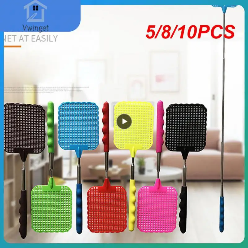 5/8/10PCS Creative Fly Swatters Home Long Handle Telescopic Flyswatter Adjustable Plastic New Wholesale Extendable
5/8/10PCS Creative Fly Swatters Home Long Handle Telescopic Flyswatter Adjustable Plastic New Wholesale Extendable