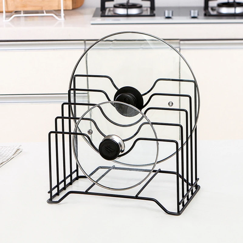 Metal Pot Lid Holder Chopping Board Organizer Pot Lids Racks Stove Stand Holder Shelf Pantry Kitchen Accessories Storage Rack
Metal Pot Lid Holder Chopping Board Organizer Pot Lids Racks Stove Stand Holder Shelf Pantry Kitchen Accessories Storage Rack