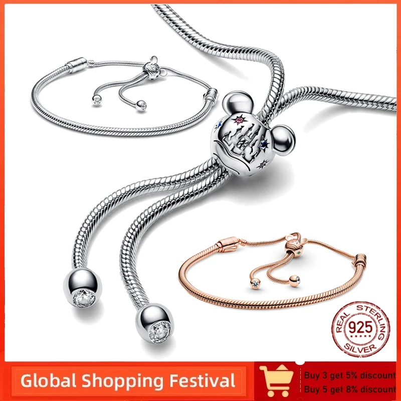 S925 значок Fantasyland замок змея цепочка слайдер фотосеребряный браслет подходит для европейского браслета бусины очаровательные ювелирные изд...
S925 значок Fantasyland замок змея цепочка слайдер фотосеребряный браслет подходит для европейского браслета бусины очаровательные ювелирные изд...