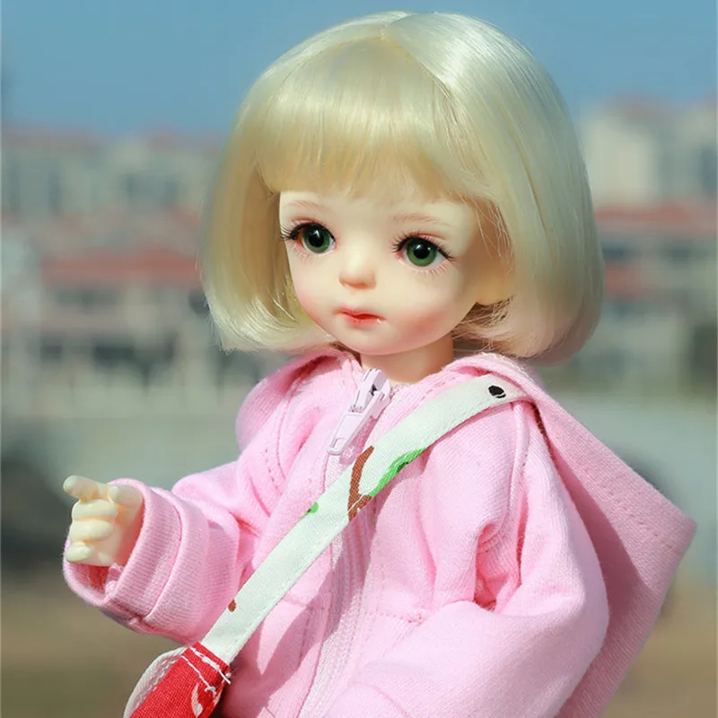 1/6 Bjd Doll Wig 28cm Doll Accessories Short Wig with Bangs for Head Circumference 16-18cm Dress Up Kids Diy Play House Toy
1/6 Bjd Doll Wig 28cm Doll Accessories Short Wig with Bangs for Head Circumference 16-18cm Dress Up Kids Diy Play House Toy