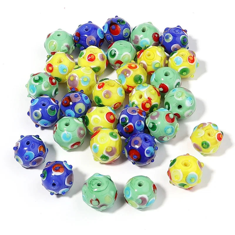 5pcs/lot Multiple Colors Lampwork Glass Beads Round Spacer Beads For Diy Jewelry Making Bracelet Necklace Accessories
5pcs/lot Multiple Colors Lampwork Glass Beads Round Spacer Beads For Diy Jewelry Making Bracelet Necklace Accessories