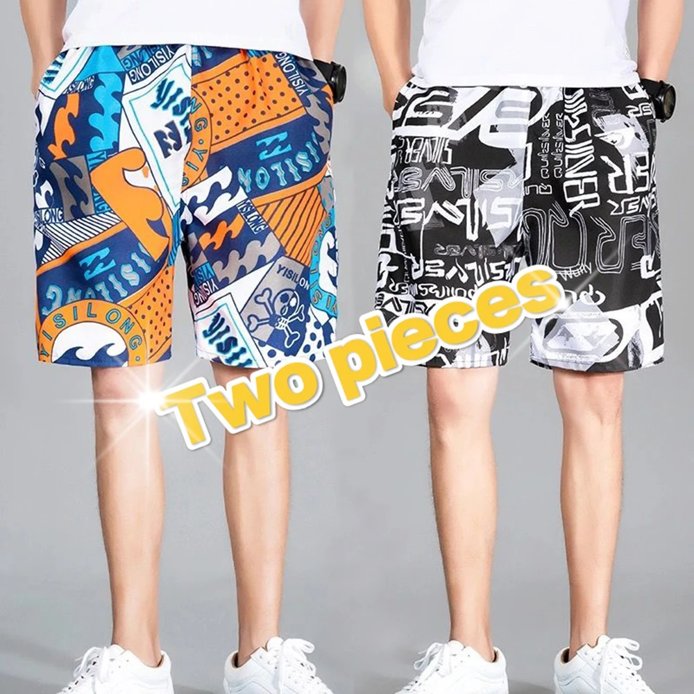 Men's Buy One Get Two Pieces Graphic Beach Shorts 3D Pattern Boardshorts Men/Women Hip Hop Drawst Elastic 1 Free Short Pants
Men's Buy One Get Two Pieces Graphic Beach Shorts 3D Pattern Boardshorts Men/Women Hip Hop Drawst Elastic 1 Free Short Pants