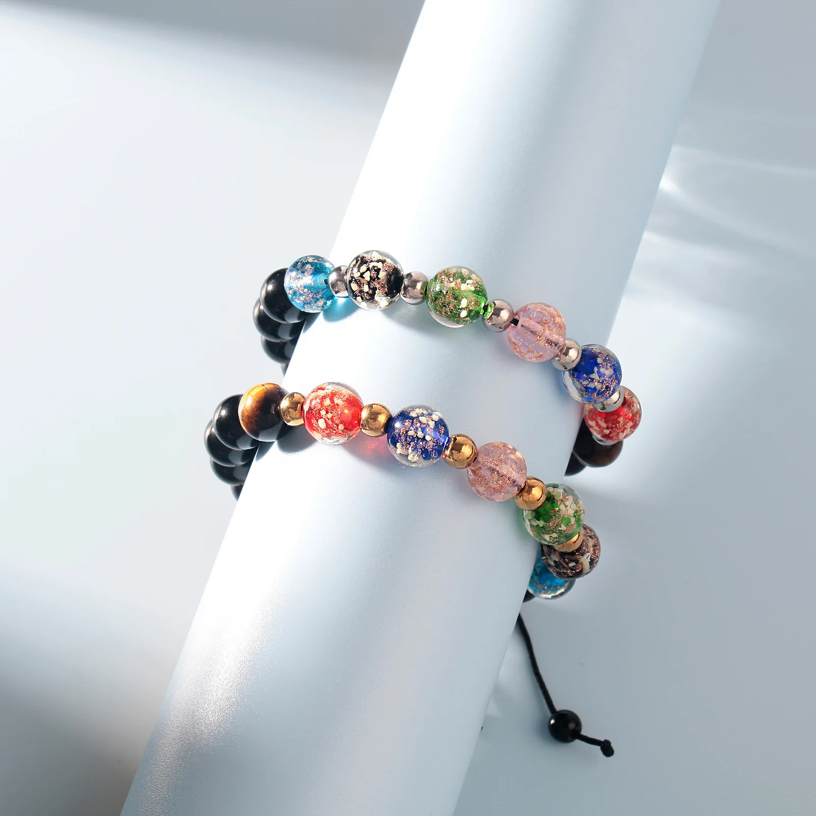 WANGAIYAO's new fashion sand glass luminous bead bracelet personality men and women girlfriends nightclub bracelet jewelry
WANGAIYAO's new fashion sand glass luminous bead bracelet personality men and women girlfriends nightclub bracelet jewelry