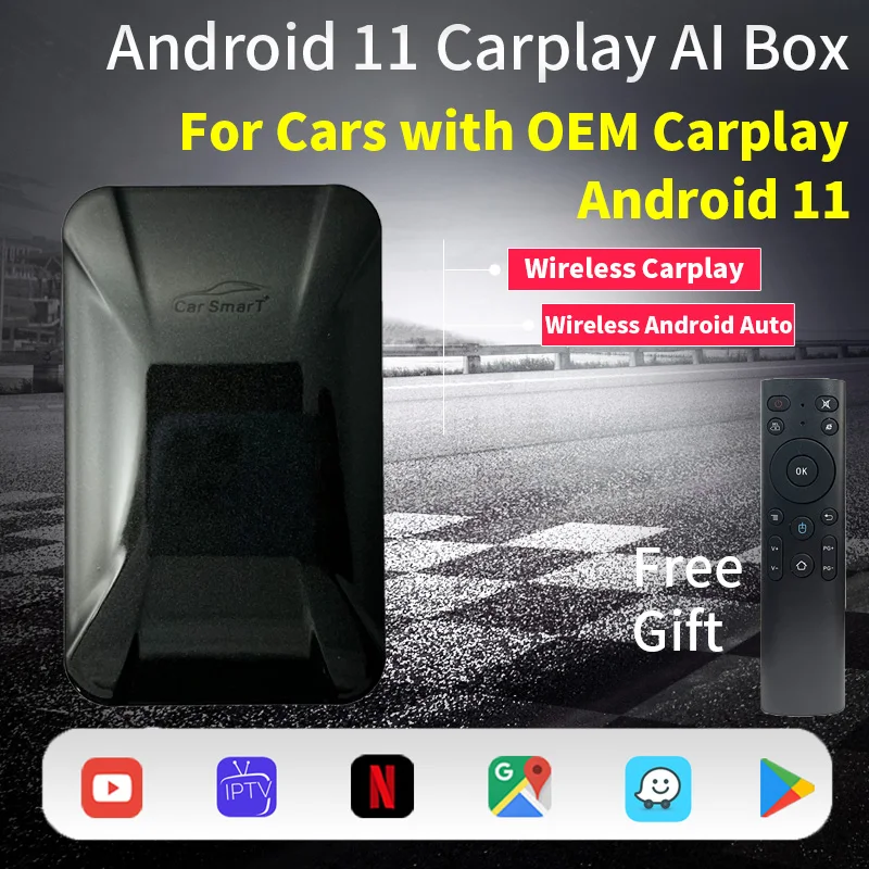 Автомобильная Мультимедийная Игровая приставка на Android 11, 4 + 64 ГБ, Новая беспроводная приставка для CarPlay AI Box Mirror Link для Mercedes, Audi, Porsche, Volvo, Ford, ...
Автомобильная Мультимедийная Игровая приставка на Android 11, 4 + 64 ГБ, Новая беспроводная приставка для CarPlay AI Box Mirror Link для Mercedes, Audi, Porsche, Volvo, Ford, ...