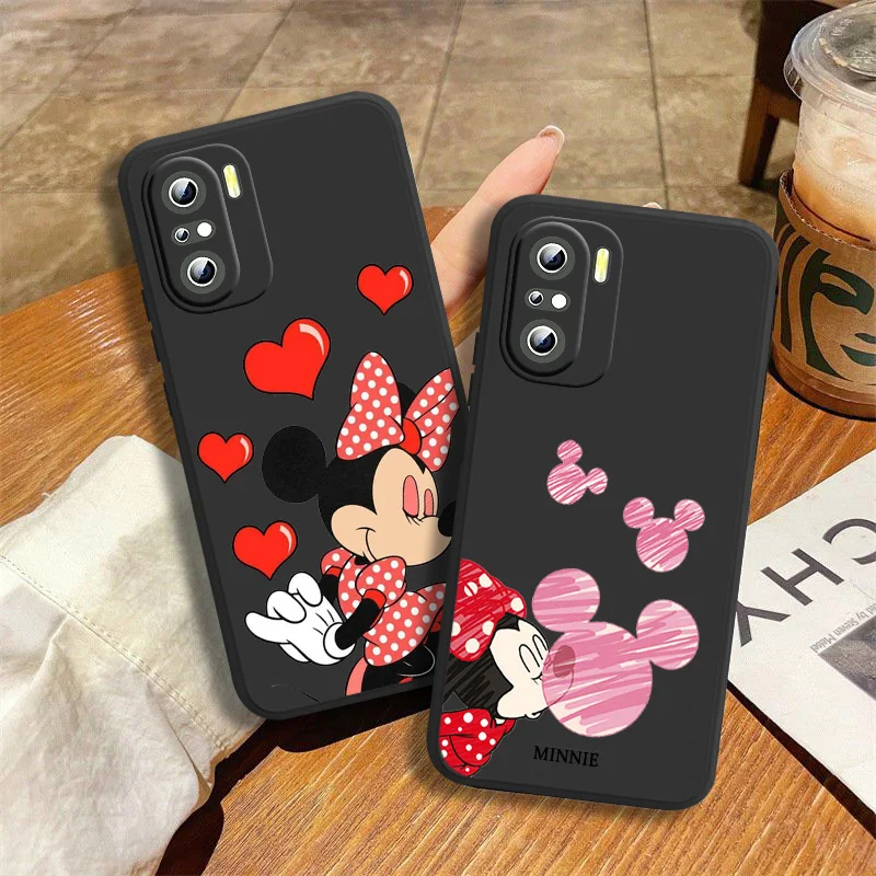

Cute Disney Minnie Phone Case For Xiaomi Redmi 7(Y3) 7A 8 8A 9 9A 9AT 9C 10X 10 10C 5A 6A S2(Y2) K20 K30 K40 K50 Black Soft Capa