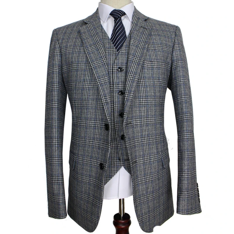 Lansboter Grey Men Suit Traditional Tweed Retro British Style Wedding Slim Fit Blazer Suits For 3 Pieces Jacket Pants Vest
Lansboter Grey Men Suit Traditional Tweed Retro British Style Wedding Slim Fit Blazer Suits For 3 Pieces Jacket Pants Vest