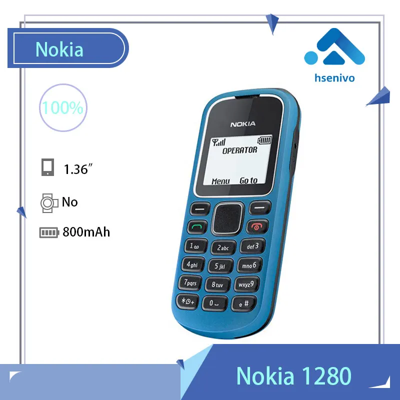 Восстановленный Оригинальный Восстановленный разблокированный телефон Nokia 1280 мобильный телефон GSM
Восстановленный Оригинальный Восстановленный разблокированный телефон Nokia 1280 мобильный телефон GSM