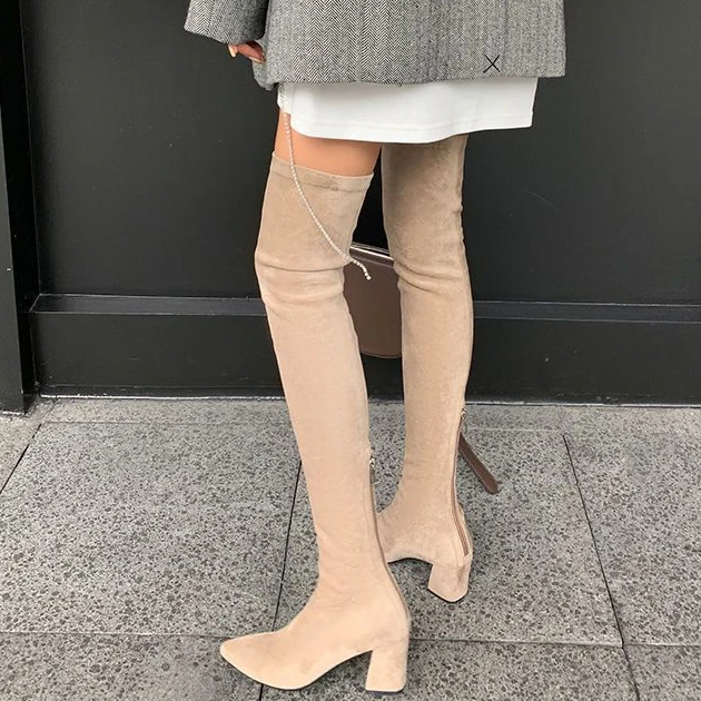 Women 2022 Winter New Fashion Sexy High Boots Over The Knee Warm Botas Mujer Suede Lace Up Pumps Sock Shoes High Heels Boots
Women 2022 Winter New Fashion Sexy High Boots Over The Knee Warm Botas Mujer Suede Lace Up Pumps Sock Shoes High Heels Boots