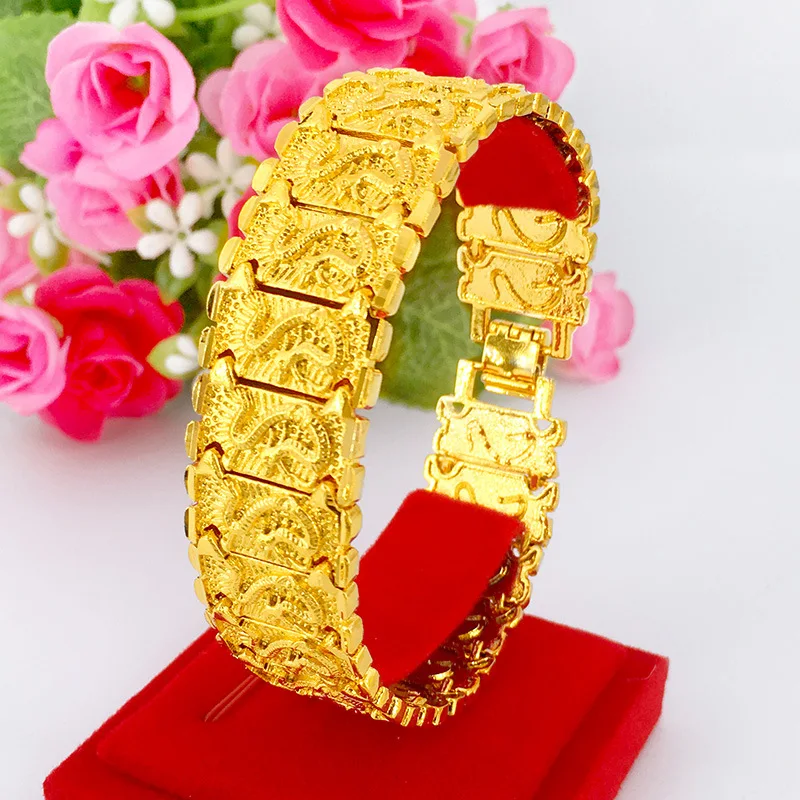 Bracelet Nansha gold leather show Bracelet brass plated genuine gold lovers watch buckle gold plated bracelet
Bracelet Nansha gold leather show Bracelet brass plated genuine gold lovers watch buckle gold plated bracelet