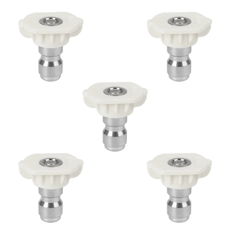 Pressure Washer Spray Nozzle Tip Set Replacement Sprayer Nozzle Tips for Pressure Washers Accessories 5Pack (White)
Pressure Washer Spray Nozzle Tip Set Replacement Sprayer Nozzle Tips for Pressure Washers Accessories 5Pack (White)