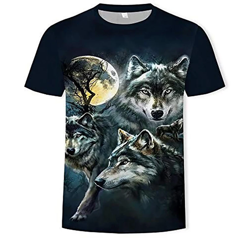 Wolf 3d Animal Print Kids T Shirt Cool Boys Short Sleeve Streetwear Girls Round Neck Domineering Black Fashion Casual T Shirts
Wolf 3d Animal Print Kids T Shirt Cool Boys Short Sleeve Streetwear Girls Round Neck Domineering Black Fashion Casual T Shirts