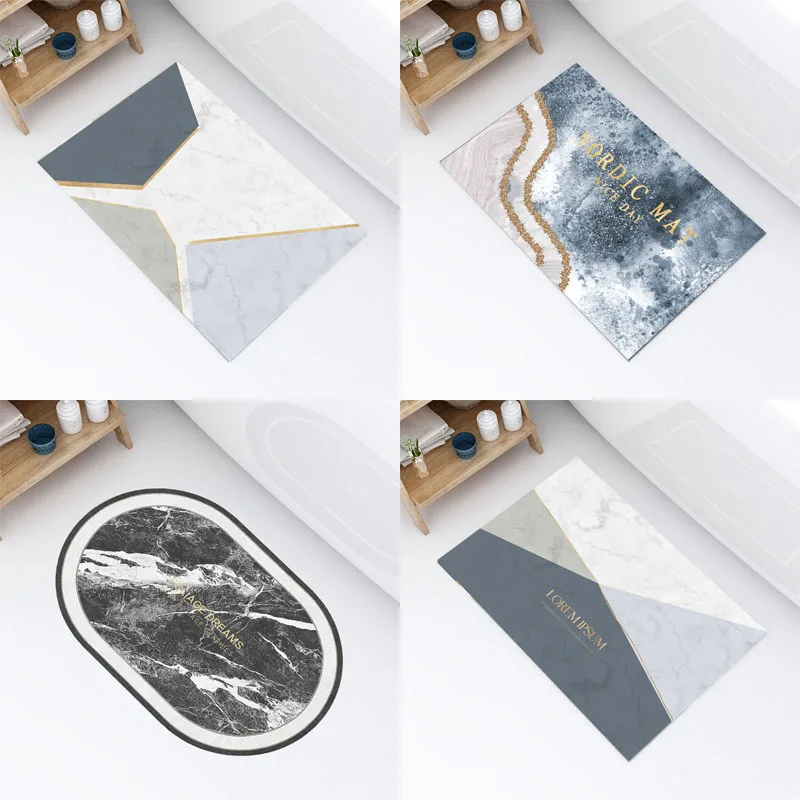 Nordic Style Diatom Mud Carpet Mat Bath Mat Super Absorbent Rug Shower Mat Quick Drying Bathroom Rug Non-slip Entrance Doormat
Nordic Style Diatom Mud Carpet Mat Bath Mat Super Absorbent Rug Shower Mat Quick Drying Bathroom Rug Non-slip Entrance Doormat