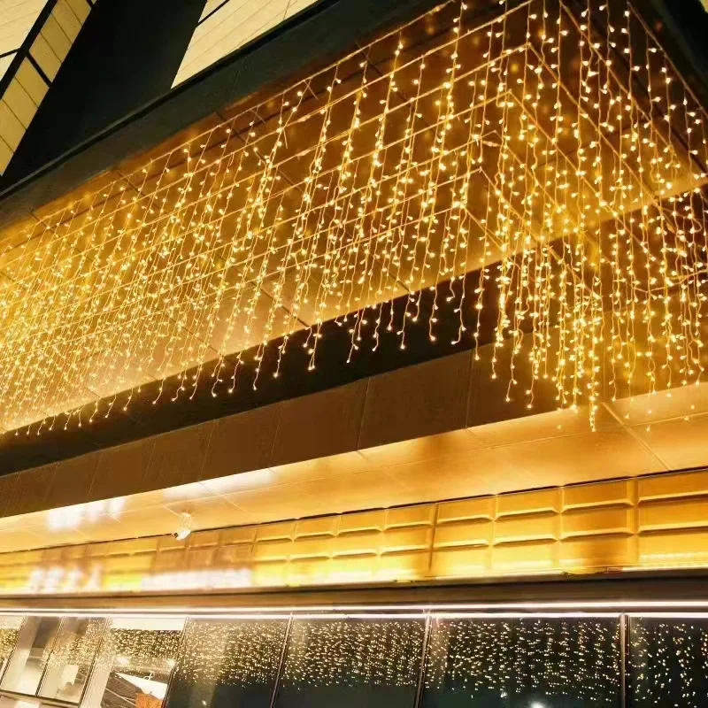 2024 Christmas Curtain LED String Lights Droop 0.6-0.8M Decoration for Home Garland Outdoor The House Party Wedding Decor
2024 Christmas Curtain LED String Lights Droop 0.6-0.8M Decoration for Home Garland Outdoor The House Party Wedding Decor