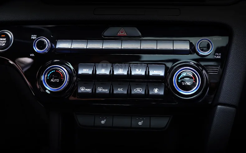 Для Kia KX5 ручка регулировки громкости кондиционера яркое кольцо из алюминиевого сплава
Для Kia KX5 ручка регулировки громкости кондиционера яркое кольцо из алюминиевого сплава