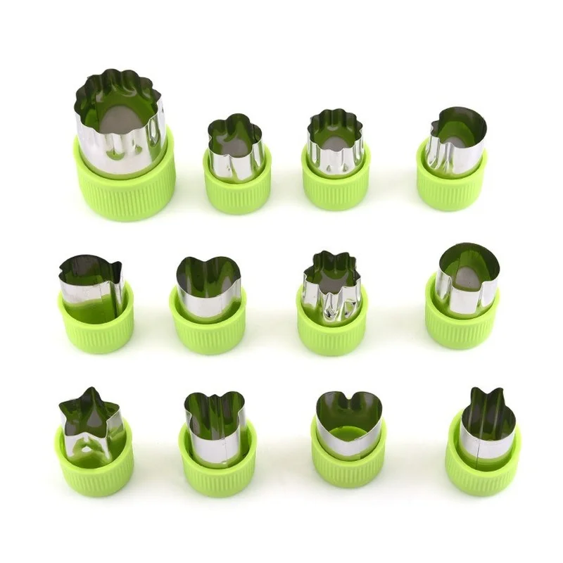 12Pcs/set Vegetable Fruit Cutter Mold Cookie Tools Durable Food Decor Cutter Vegetable Fruit DIY Cutting Cutter Kitchen Items
12Pcs/set Vegetable Fruit Cutter Mold Cookie Tools Durable Food Decor Cutter Vegetable Fruit DIY Cutting Cutter Kitchen Items