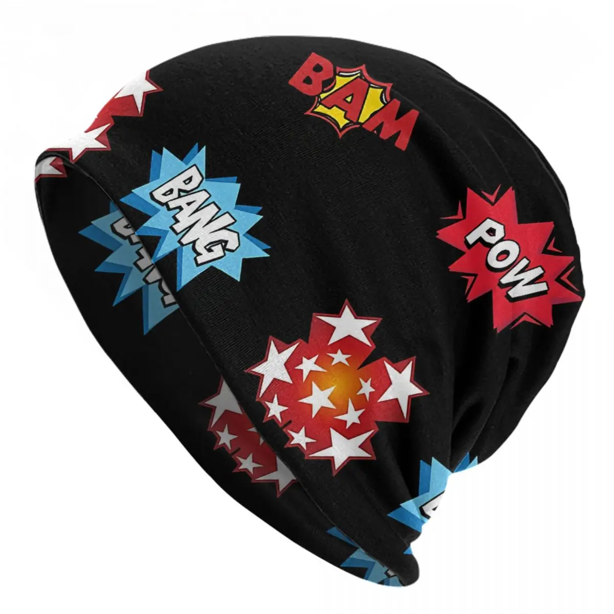

Comic Book Lover Outdoor Hats Book Bang Pow Zoom Bam Bubbles Thin Hat Bonnet Special Skullies Beanies Caps Men Women's Earmuffs