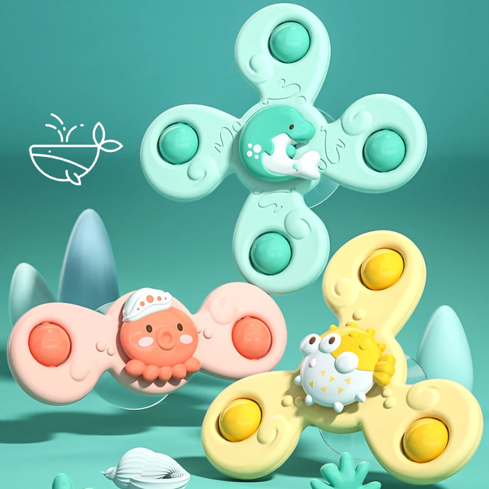 Cartoon Fidget Spinner Children Toys ABS Marine Life Gyro Toy Relief Stress Educational Fingertip Rattle Toys For Baby
Cartoon Fidget Spinner Children Toys ABS Marine Life Gyro Toy Relief Stress Educational Fingertip Rattle Toys For Baby