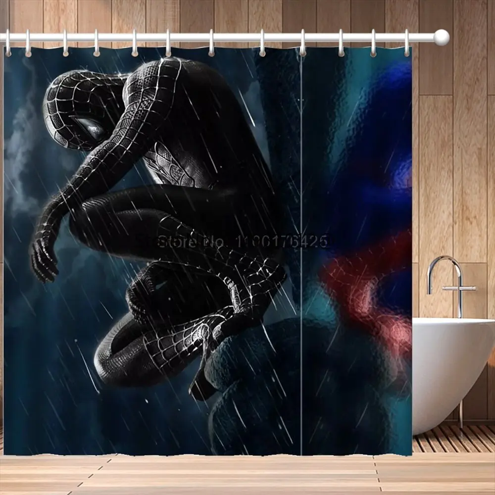 Шторы для душа «Человек-паук», водостойкие, с крючком
Шторы для душа «Человек-паук», водостойкие, с крючком