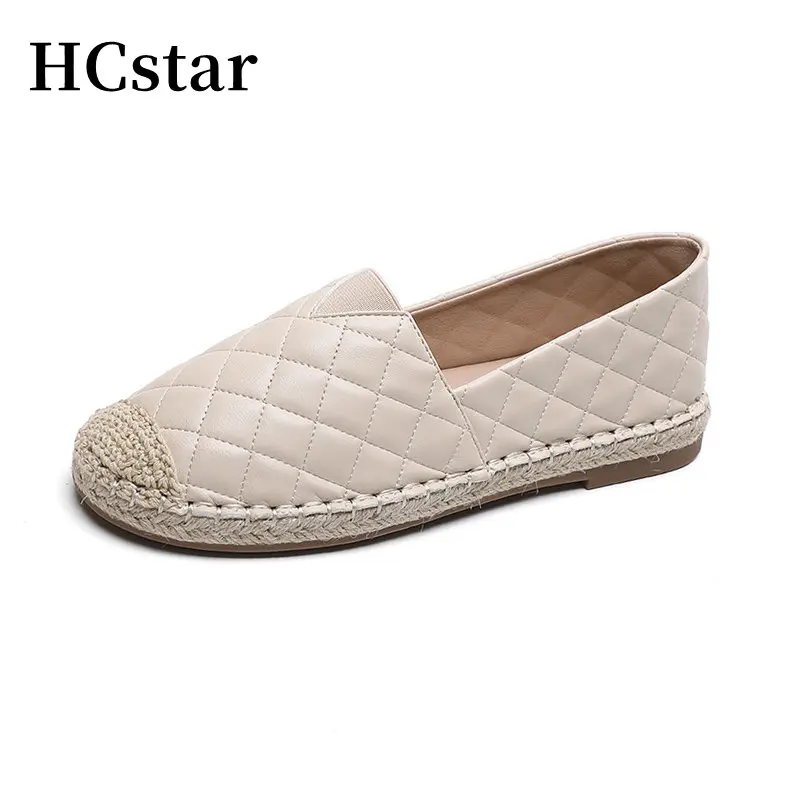 Fashion Women White Espadrilles Shoes Round Toe Flat Shoes Quilted Leather Slip on Loafers Comfort Ladies Feetwear Plus Size 43
Fashion Women White Espadrilles Shoes Round Toe Flat Shoes Quilted Leather Slip on Loafers Comfort Ladies Feetwear Plus Size 43