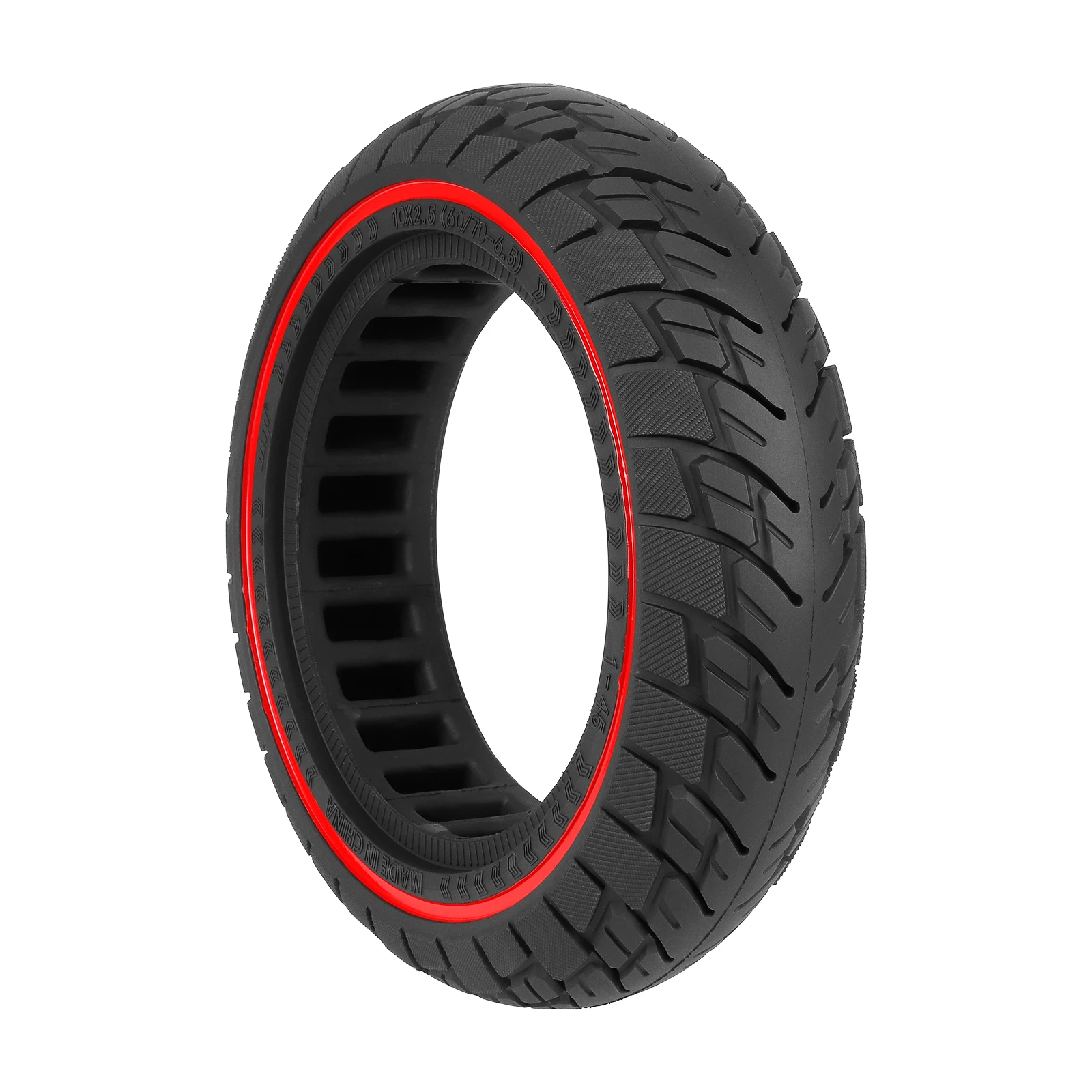 10 Inch Ulip 10x2.5 Inner Hollow Honeycomb Solid Tire Scooter Explosion-Proof Tubeless 45mm Slot For Max G30 Electric Scooter
10 Inch Ulip 10x2.5 Inner Hollow Honeycomb Solid Tire Scooter Explosion-Proof Tubeless 45mm Slot For Max G30 Electric Scooter