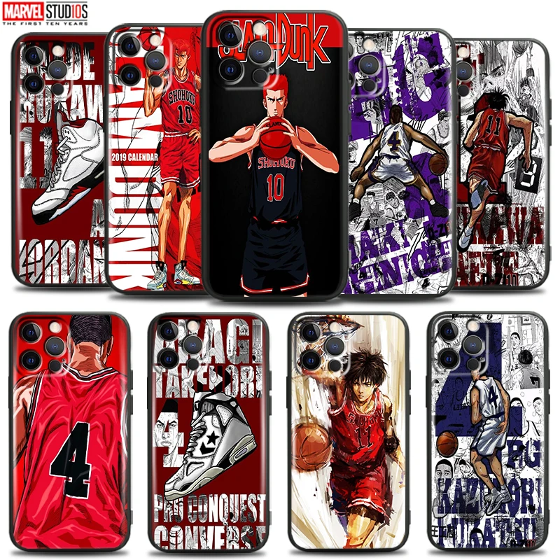 Japan Anime SLAM DUNK For Apple iPhone 13 12 11 Pro 12 13 Mini X XR XS Max SE 6 6S 7 8 Plus Phone Case Funda TPU Soft Black
Japan Anime SLAM DUNK For Apple iPhone 13 12 11 Pro 12 13 Mini X XR XS Max SE 6 6S 7 8 Plus Phone Case Funda TPU Soft Black