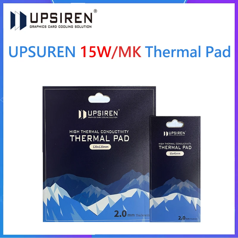 UPSIREN Graphics Card Cooling 15W/MK thermal pad Heat Dissipation Silicone Pad CPU/GPU Graphics Card Thermal Pad Motherboard
UPSIREN Graphics Card Cooling 15W/MK thermal pad Heat Dissipation Silicone Pad CPU/GPU Graphics Card Thermal Pad Motherboard