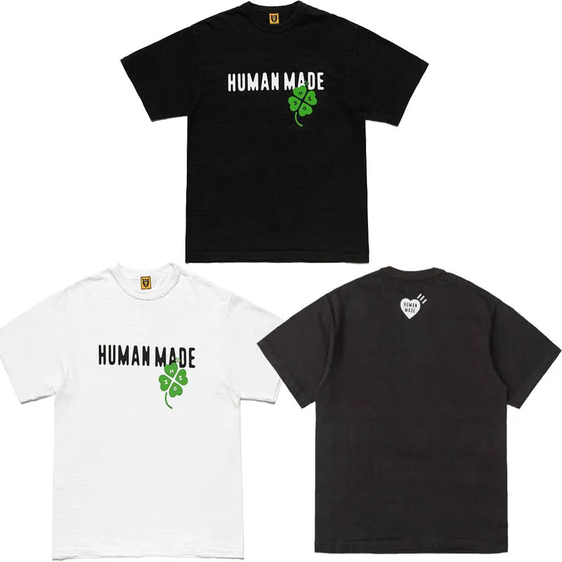 Human Made T-shirts Men Women Summer Men's 1:1 High Quality Style Four-leaf Clover Cartoon Tshirt Cotton Tees Short Sleeve Tops
Human Made T-shirts Men Women Summer Men's 1:1 High Quality Style Four-leaf Clover Cartoon Tshirt Cotton Tees Short Sleeve Tops
