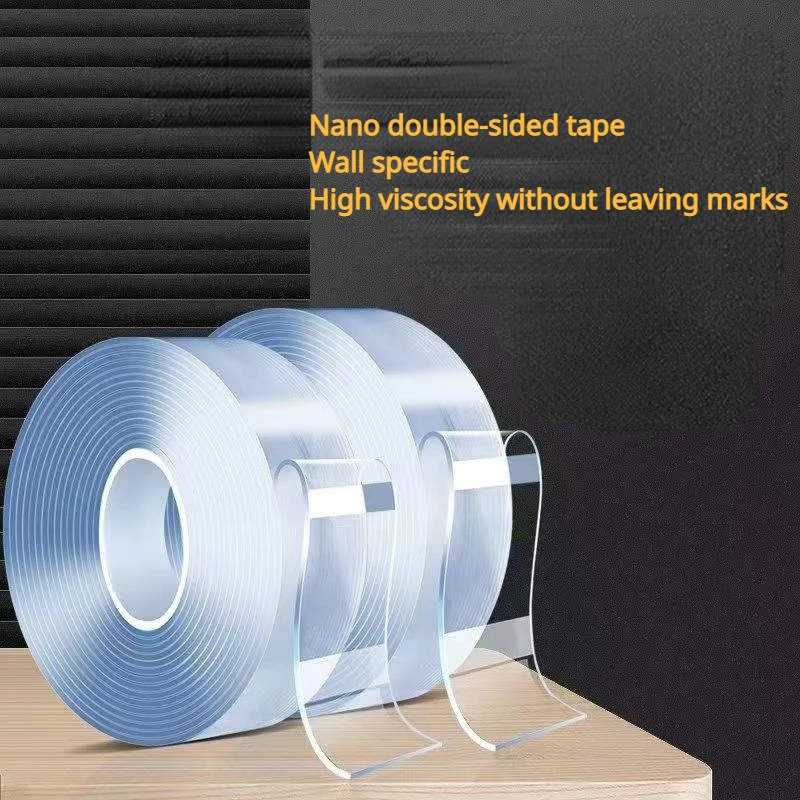 Multifunctional Double Sided Adhesive Tape Waterproof Reusable Wall Stickers Transparent Strong Sticky Glue Car Bathroom Kitchen
Multifunctional Double Sided Adhesive Tape Waterproof Reusable Wall Stickers Transparent Strong Sticky Glue Car Bathroom Kitchen