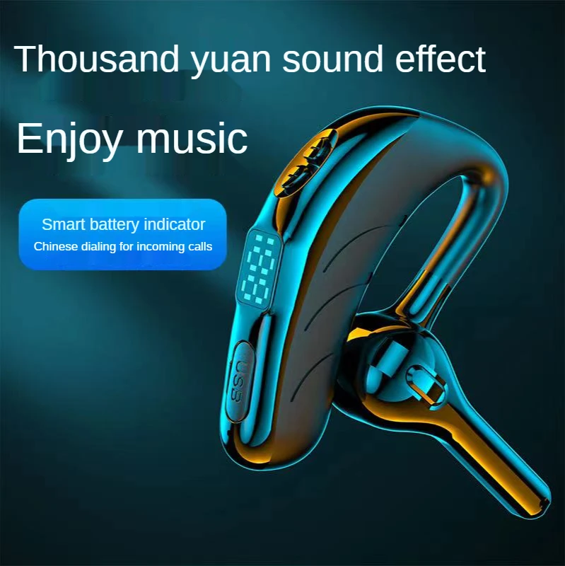 X13 Wireless Single Ear Headphones Hands Free Long Standby with Mic Bluetooth 5.1 Sports Noise Cancelling Waterproof Headphones
X13 Wireless Single Ear Headphones Hands Free Long Standby with Mic Bluetooth 5.1 Sports Noise Cancelling Waterproof Headphones