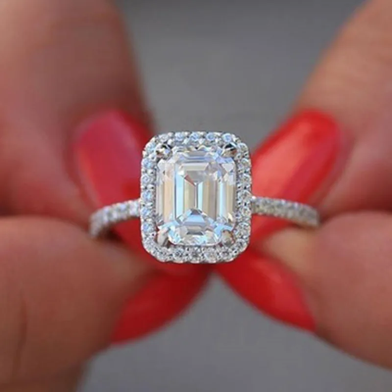 Milangirl New Trendy Crystal Engagement Rings for Women AAA White Zircon Cubic Elegant Rings Female Wedding Fashion Jewelry
Milangirl New Trendy Crystal Engagement Rings for Women AAA White Zircon Cubic Elegant Rings Female Wedding Fashion Jewelry