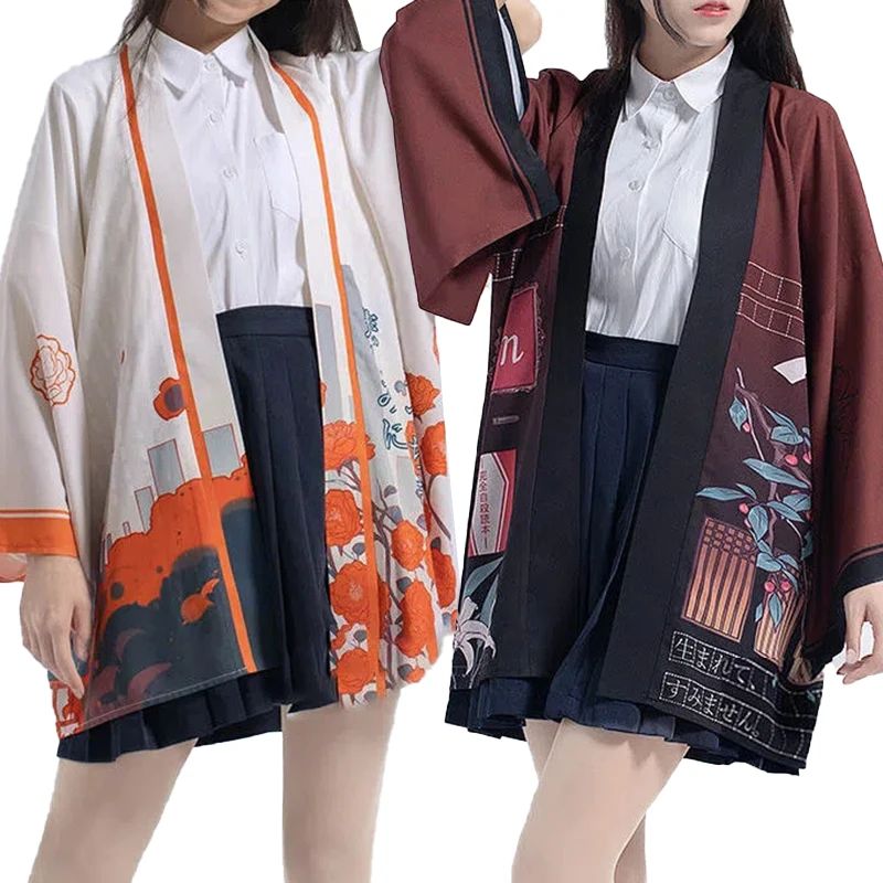 

Anime Bungo Stray Dogs Dazai Osamu Cosplay Costume Haori Nakahara Chuuya Tops Shirt Men Women Harajuku Japanese Style Kimono