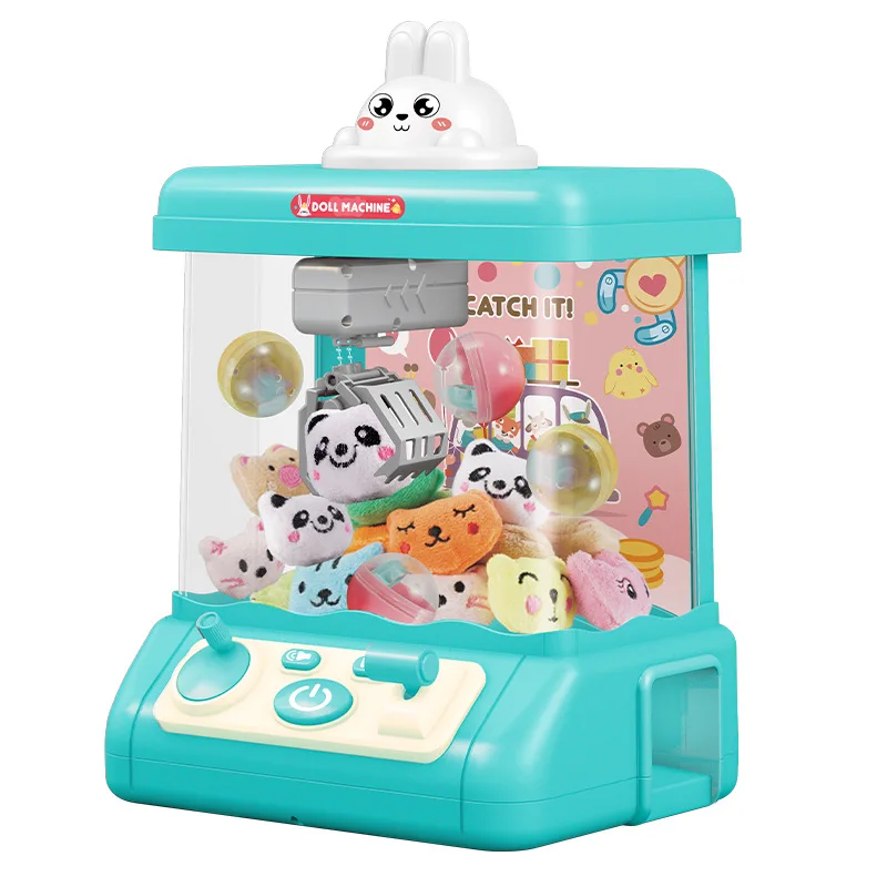 Kid Doll Claw Machine Toy Mini Arcade Gashapon Plush Doll Drawing Machine Animal Crane Grabber Fairground Game for Children
Kid Doll Claw Machine Toy Mini Arcade Gashapon Plush Doll Drawing Machine Animal Crane Grabber Fairground Game for Children