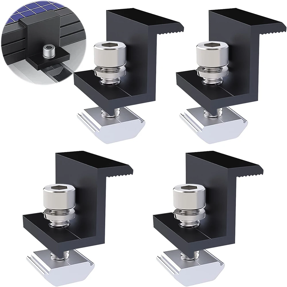 30/35mm Solar End Clamp Adjustable Solar Panel Bracket Clamp Wide Photovoltaic Support For Solar Panel System Easy Installation
30/35mm Solar End Clamp Adjustable Solar Panel Bracket Clamp Wide Photovoltaic Support For Solar Panel System Easy Installation