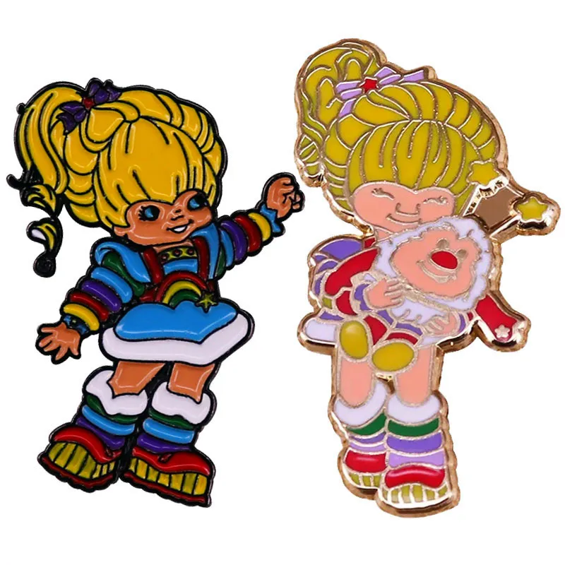 Anime Cartoon Rainbow Magical Girl Pin Enamel Brooch Metal Badges Lapel Pins Brooches for Backpacks Jewelry Accessories
Anime Cartoon Rainbow Magical Girl Pin Enamel Brooch Metal Badges Lapel Pins Brooches for Backpacks Jewelry Accessories