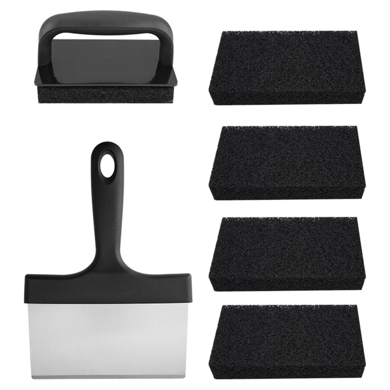 Heavy Duty Grill Scraper Stainless Steel Griddle Scraper Sturdy Food Scraper Tool Kitchen Grill Accessories
Heavy Duty Grill Scraper Stainless Steel Griddle Scraper Sturdy Food Scraper Tool Kitchen Grill Accessories