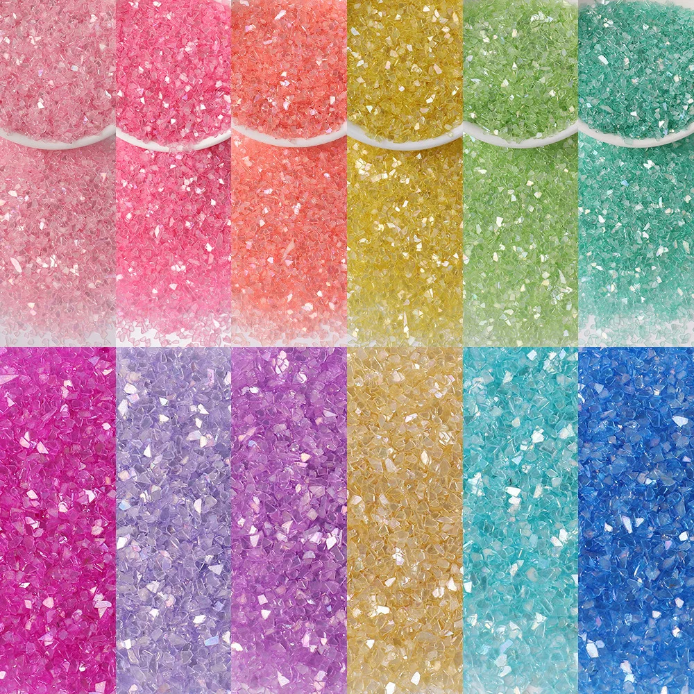 450G Irregular Glass Gravel Pieces Rainbow Color DIY Nail Art Decoration Photo Frame Ornament Accessories
450G Irregular Glass Gravel Pieces Rainbow Color DIY Nail Art Decoration Photo Frame Ornament Accessories