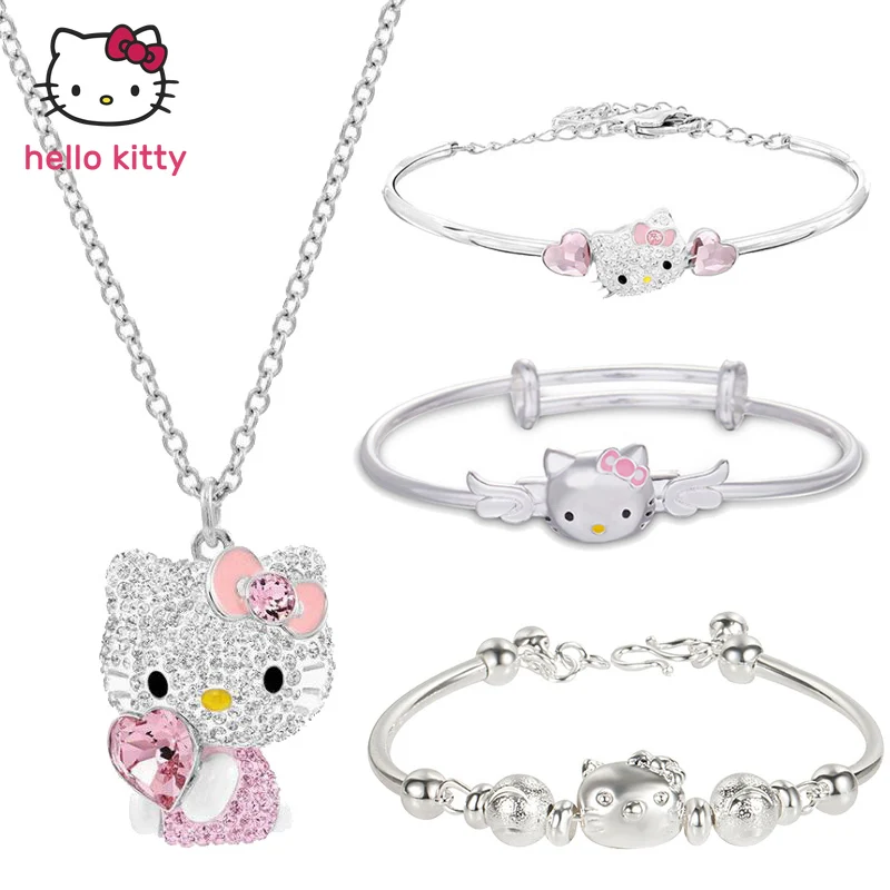 Милое ожерелье Hello Kitty, розовое сердце, кошка, браслет, подвеска для девушки, индивидуальный нишевой дизайн, цепочка для свитера
Милое ожерелье Hello Kitty, розовое сердце, кошка, браслет, подвеска для девушки, индивидуальный нишевой дизайн, цепочка для свитера