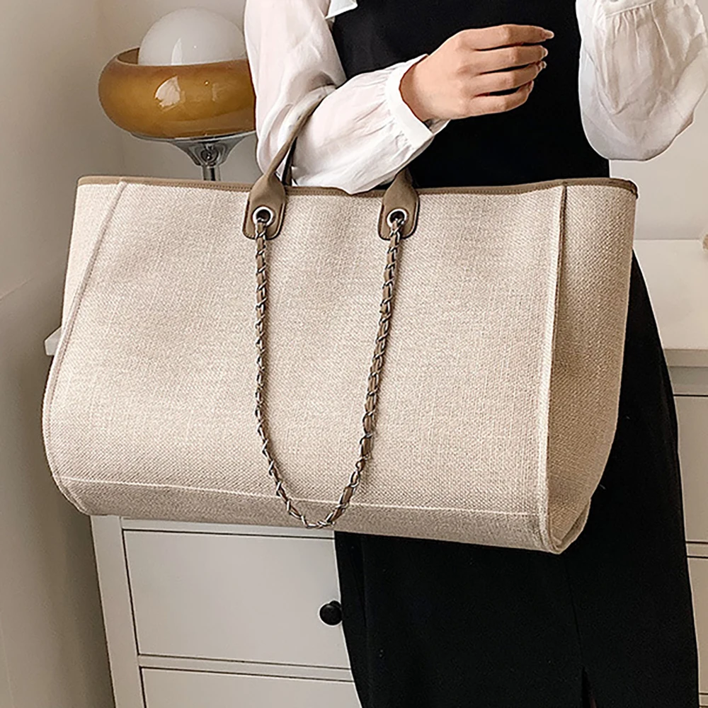 Women's Bag Handbags For Women Chain Designer Luxury Large Casual Tote 2023 Canvas Female Shoulder Bags Handle
Women's Bag Handbags For Women Chain Designer Luxury Large Casual Tote 2023 Canvas Female Shoulder Bags Handle