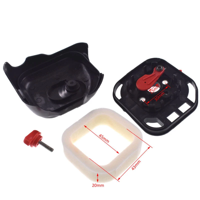 1 Set Air Filter Assembly With Cover For Zenoah G26LS Strimmer Brushcutter 25.4CC Gasoline Engine Lawn Mower Parts Replacement
1 Set Air Filter Assembly With Cover For Zenoah G26LS Strimmer Brushcutter 25.4CC Gasoline Engine Lawn Mower Parts Replacement