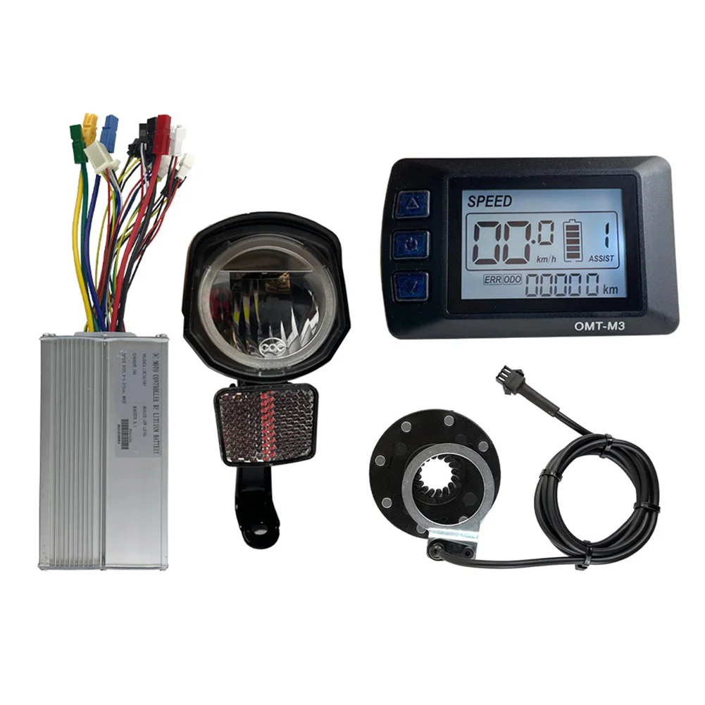 E-Bike Motor Controller Kit WIth Head Light Scooter OMT-M3 LCD Display 1000W 30A Bicycles Scooters Motorcycles Accessories
E-Bike Motor Controller Kit WIth Head Light Scooter OMT-M3 LCD Display 1000W 30A Bicycles Scooters Motorcycles Accessories