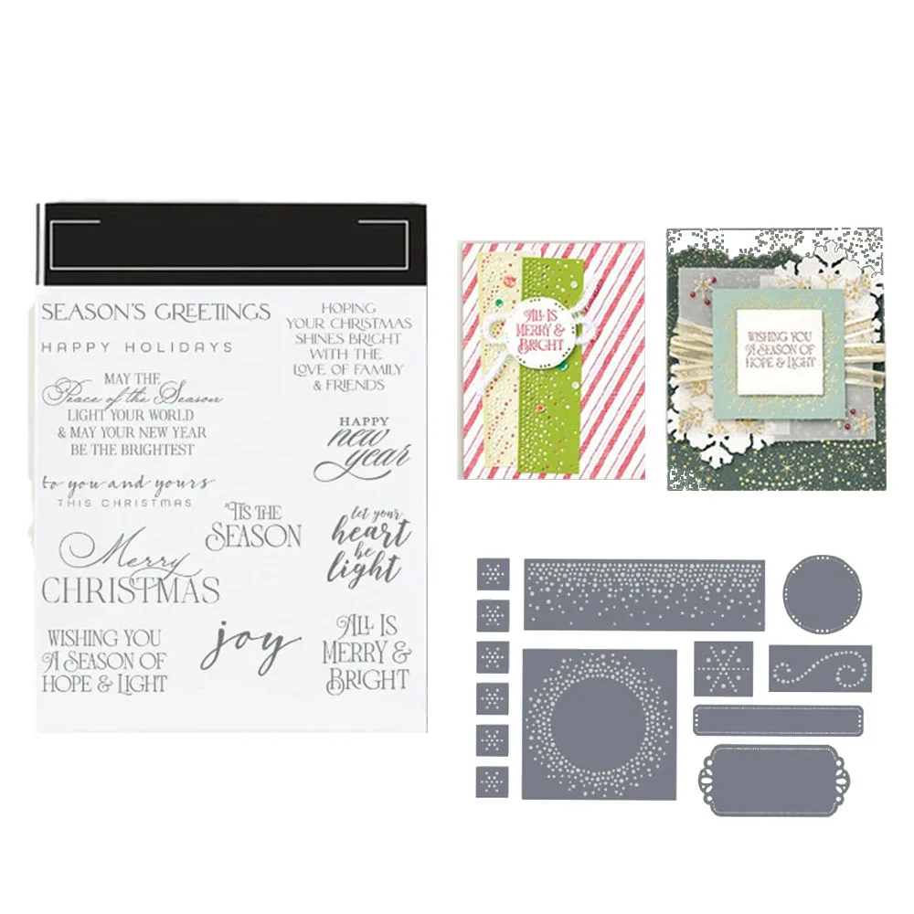 New Christmas Letter Metal Cutting Dies and Stamps Stencil Templates For Diy Scrapbooking Album Paper Card Making Embossing Dies
New Christmas Letter Metal Cutting Dies and Stamps Stencil Templates For Diy Scrapbooking Album Paper Card Making Embossing Dies