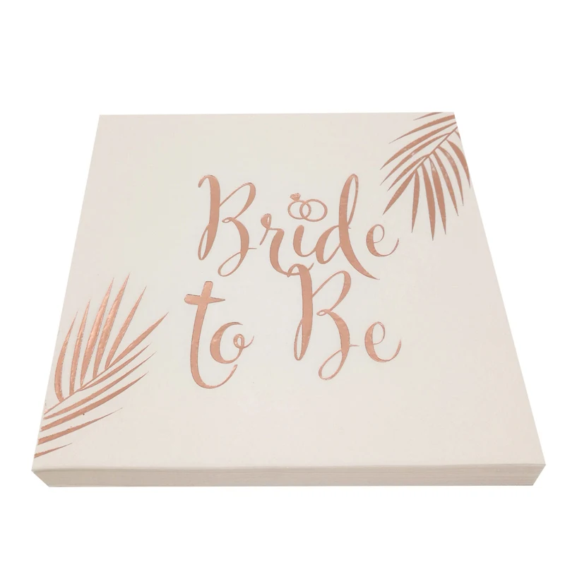 10/20Pcs Bride To Be Hot Stamped Napkins Wedding Party Bridal Tissue Table Decorations Hen Party Bridal Shower Decor Supplies
10/20Pcs Bride To Be Hot Stamped Napkins Wedding Party Bridal Tissue Table Decorations Hen Party Bridal Shower Decor Supplies