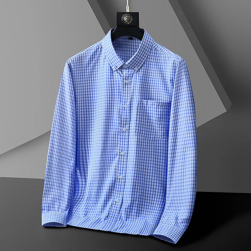 Autumn Outdoor Travel for Young and Middle-aged Men Casual Loose Cardigan Plaid Shirt Slim Fashion Plaid Business Work Shirts
Autumn Outdoor Travel for Young and Middle-aged Men Casual Loose Cardigan Plaid Shirt Slim Fashion Plaid Business Work Shirts