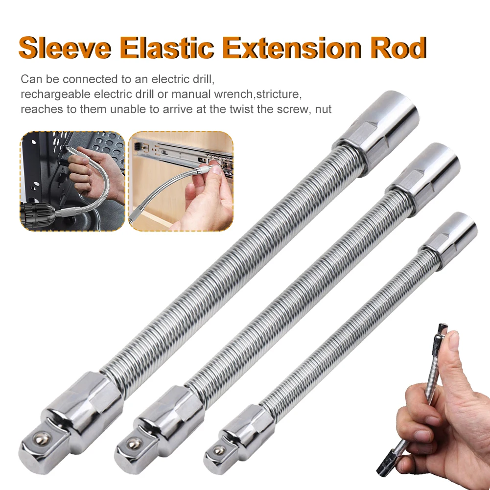 1/4" 3/8" 1/2" Flexible Extension Bar Magnetic Socket Extension Bar Shaft Tool Adapter Bit Holder Connector Screwdriver Adpater
1/4" 3/8" 1/2" Flexible Extension Bar Magnetic Socket Extension Bar Shaft Tool Adapter Bit Holder Connector Screwdriver Adpater