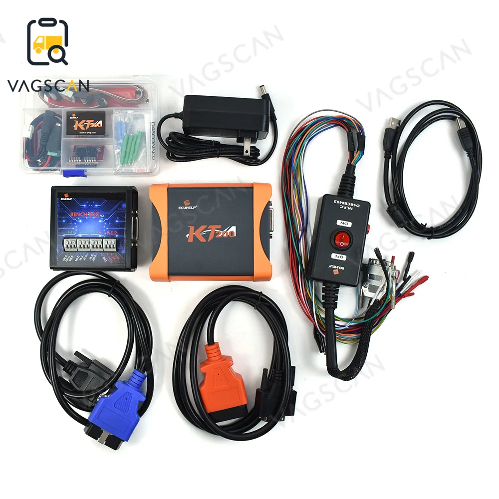 

2023 PROGRAMMER Support ECU Maintenance Chip Tuning DTC Code Removal OBD2 Reading and Writing New models Added KT200 TCU ECU