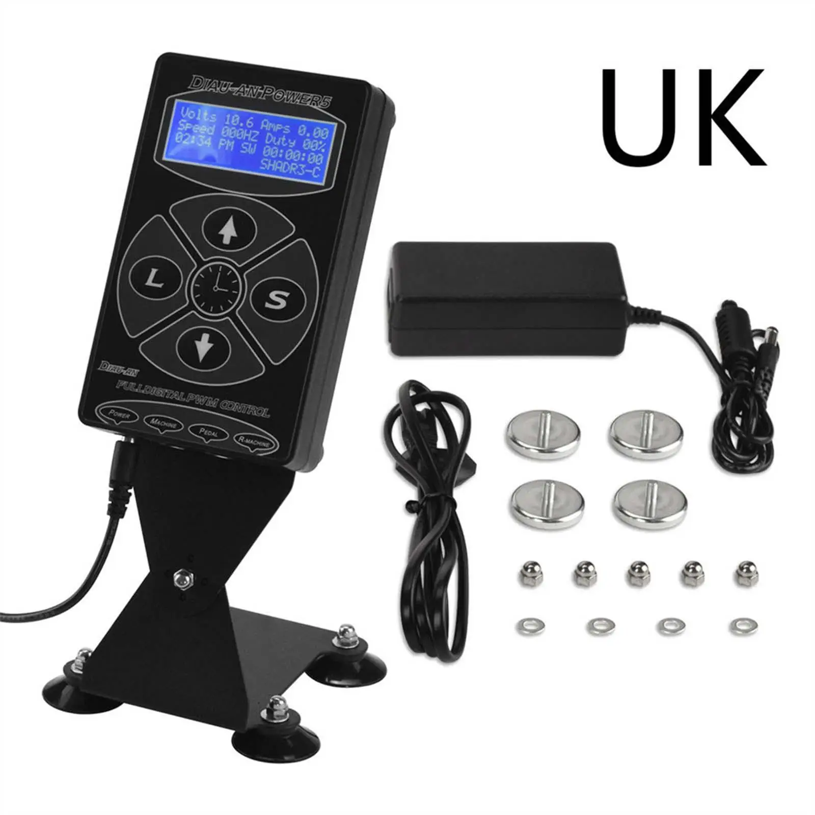 Tattoo Power Supply Kit Professional Durable Adjustable Multifunctional Portable with Suction Cups Intelligent Digital LCD
Tattoo Power Supply Kit Professional Durable Adjustable Multifunctional Portable with Suction Cups Intelligent Digital LCD